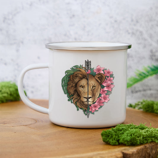 Freeleaf Wild at Heart Enamel Mug