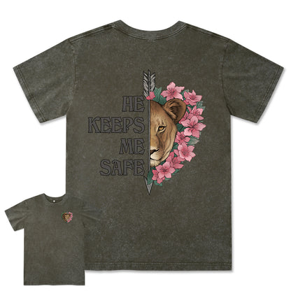 Freeleaf Wild at Heart Love Untamed Unisex Washed Tee