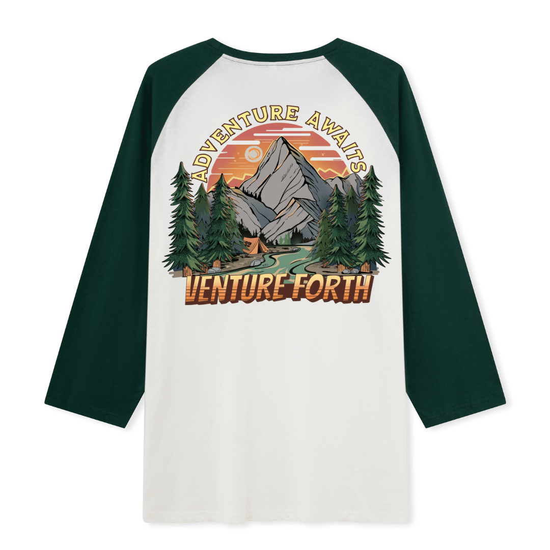 Adventure Awaits Raglan Long Sleeve Top