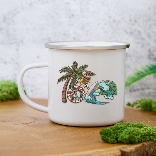 Freeleaf Eternal Summer Romance Adventure Enamel Mug