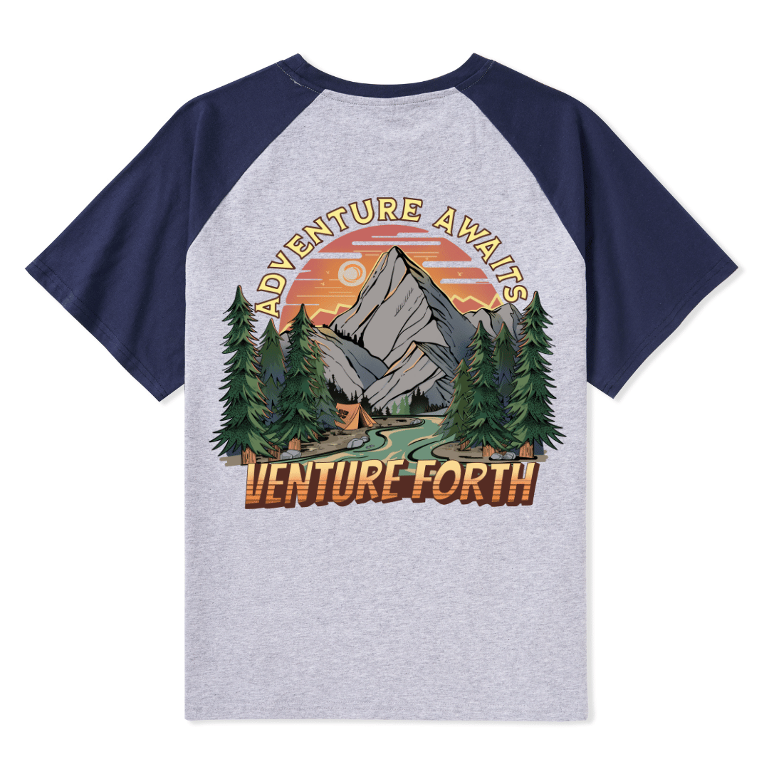 Adventure Awaits Raglan Short Sleeve Top