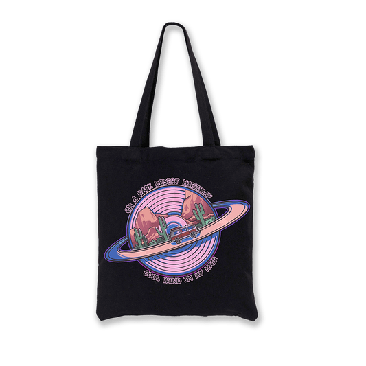 freeleaf-on-a-dark-desert-highway-tote-bag