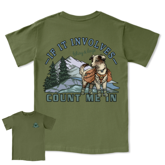 Hiking & Dogs Adventure Tee