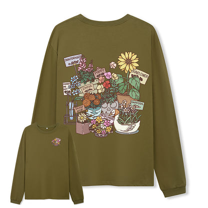 Freeleaf Flourishing Garden Nature Inspired Unisex Long Sleeve