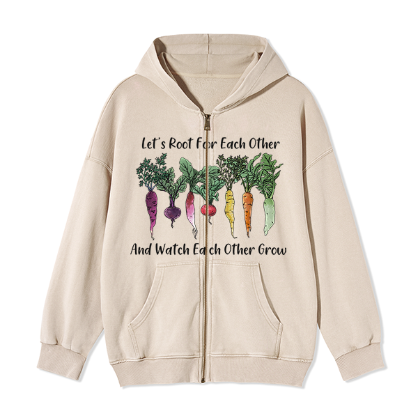 freeleaf-hoing-aint-easy-front-printed-unisex-nature-inspired-fleece-full-zip-hoodie-copy