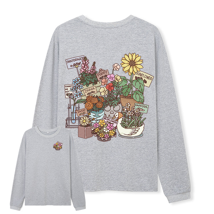 Freeleaf Flourishing Garden Nature Inspired Unisex Long Sleeve