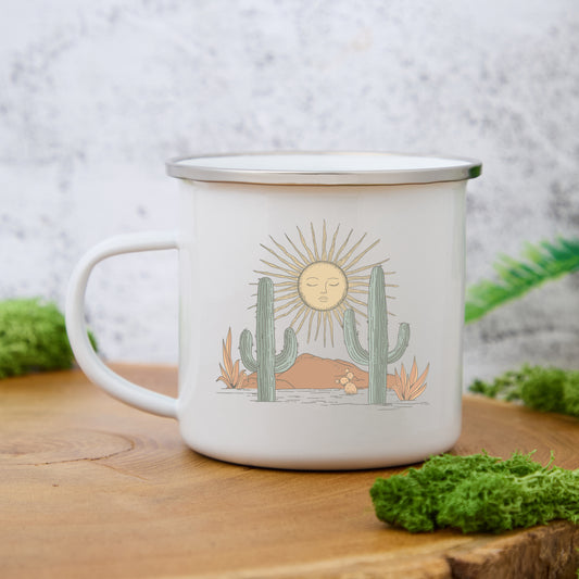 Freeleaf Saguaro National Park Enamel Mug