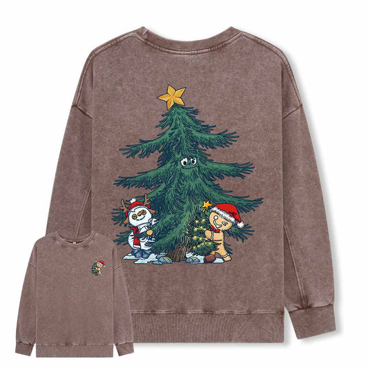 Merry Christmas Washed Sweatshirt