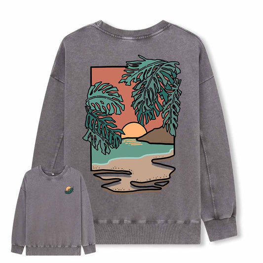 Hawaiian Vacation Washed Sweatshirt