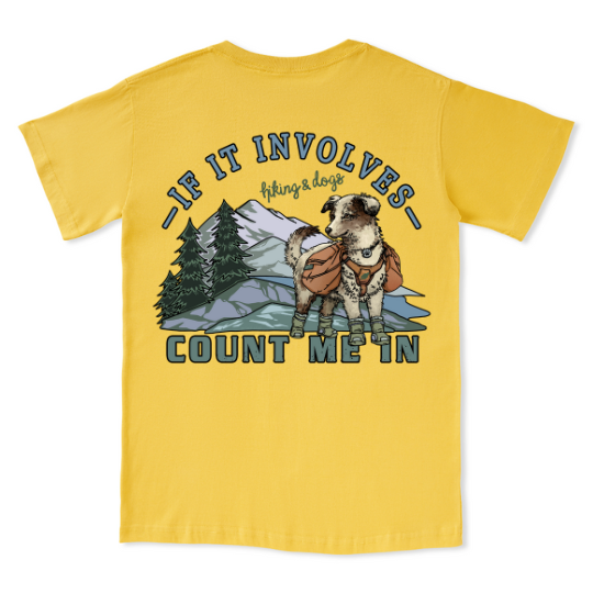 Hiking & Dogs Adventure Tee