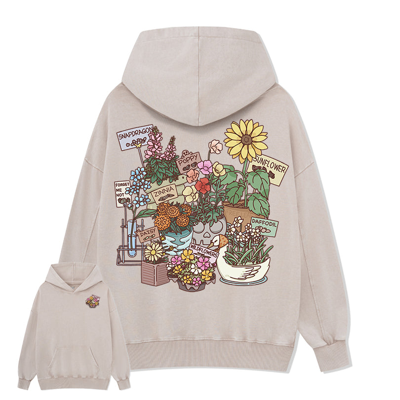 Freeleaf Flourishing Garden Nature Inspired Unisex Hoodie