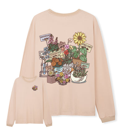 Freeleaf Flourishing Garden Nature Inspired Unisex Long Sleeve