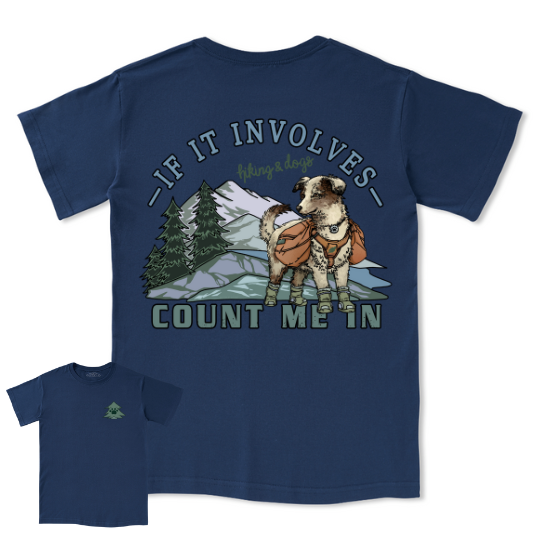 Hiking & Dogs Adventure Tee