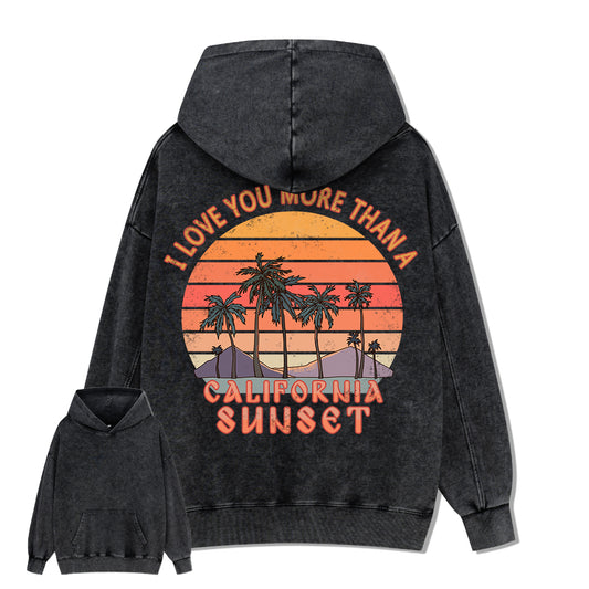 Freeleaf Sunset Reverie Unisex Back-printed Hoodie