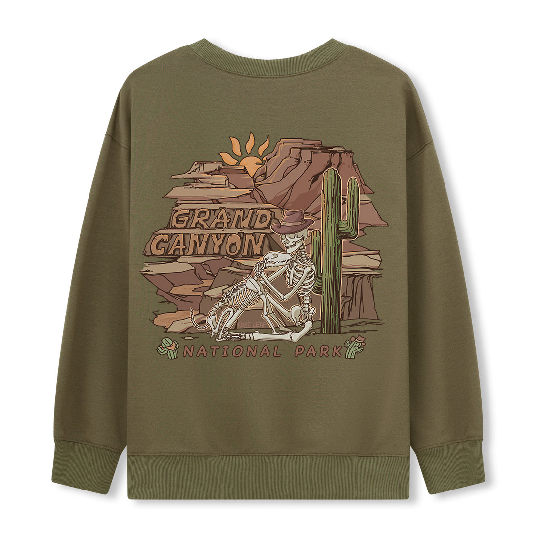 Freeleaf Grand Canyon National Park Unisex Nature Inspired Sweatshirt