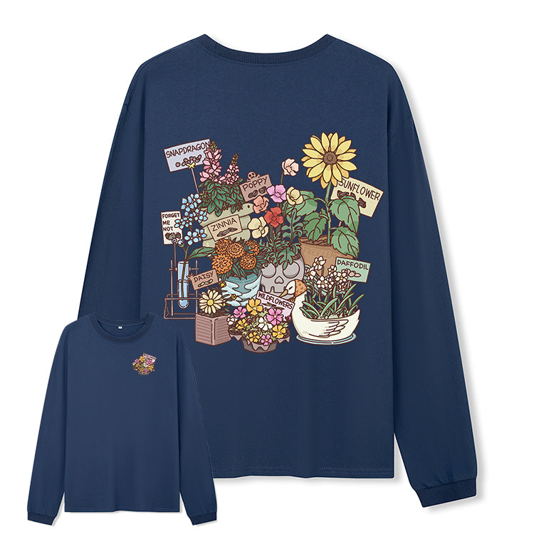 Freeleaf Flourishing Garden Nature Inspired Unisex Long Sleeve