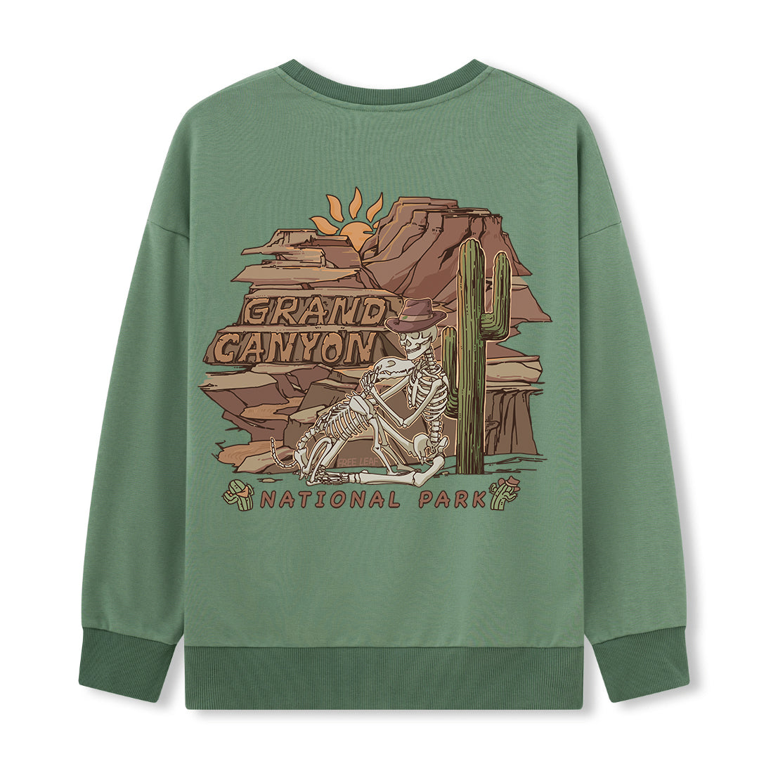 Freeleaf Grand Canyon National Park Unisex Nature Inspired Sweatshirt