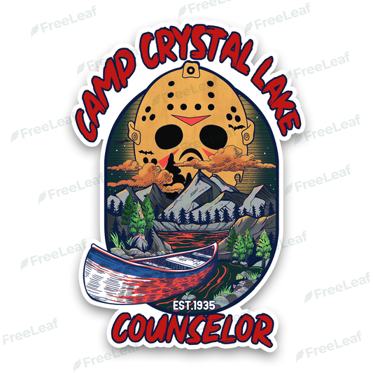 Camp Crystal Lake Sticker