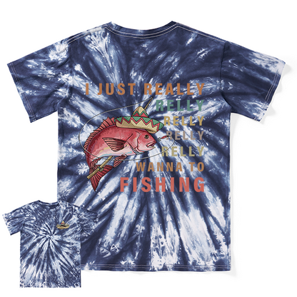 Freeleaf Fiesta Fishing Fever Unisex Washed Tee