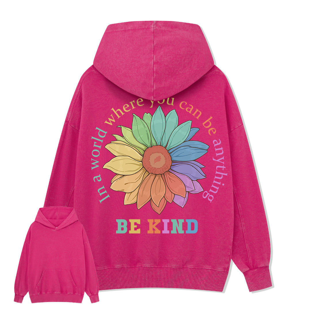 Freeleaf Be Kind Unisex Back-printed Hoodie