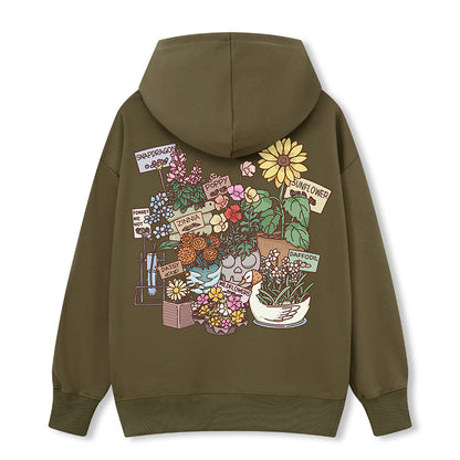 Freeleaf Flourishing Garden Nature Inspired Unisex Hoodie