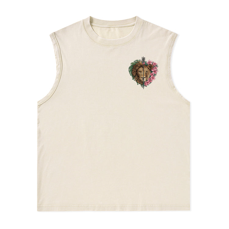 Freeleaf Wild at Heart Love's Serenade Unisex Washed Tank Tops