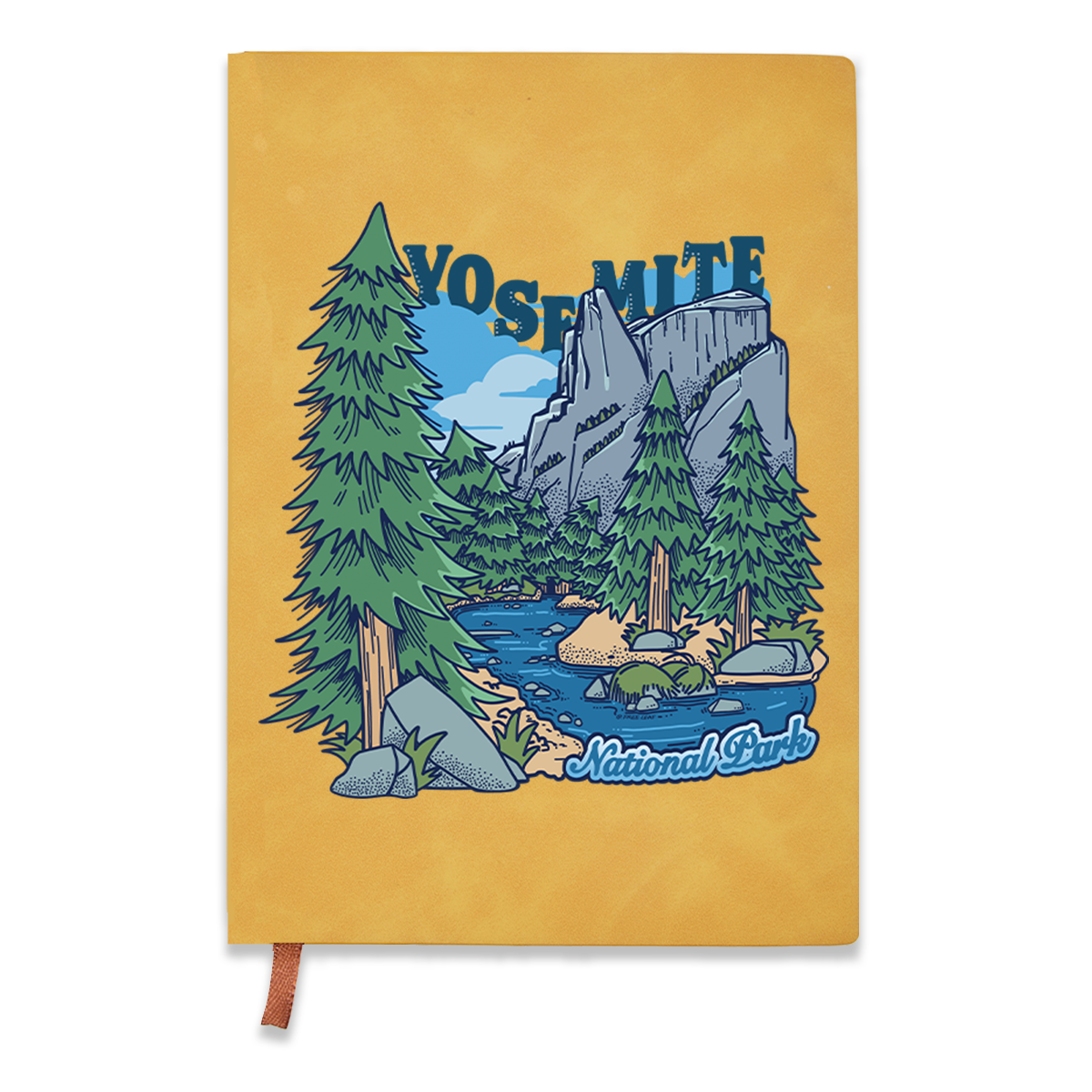 Freeleaf Yosemite National Park Vintage Leather Journal Notebook