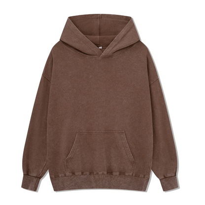 Freeleaf Unisex Vintage Washed Solid Hoodie