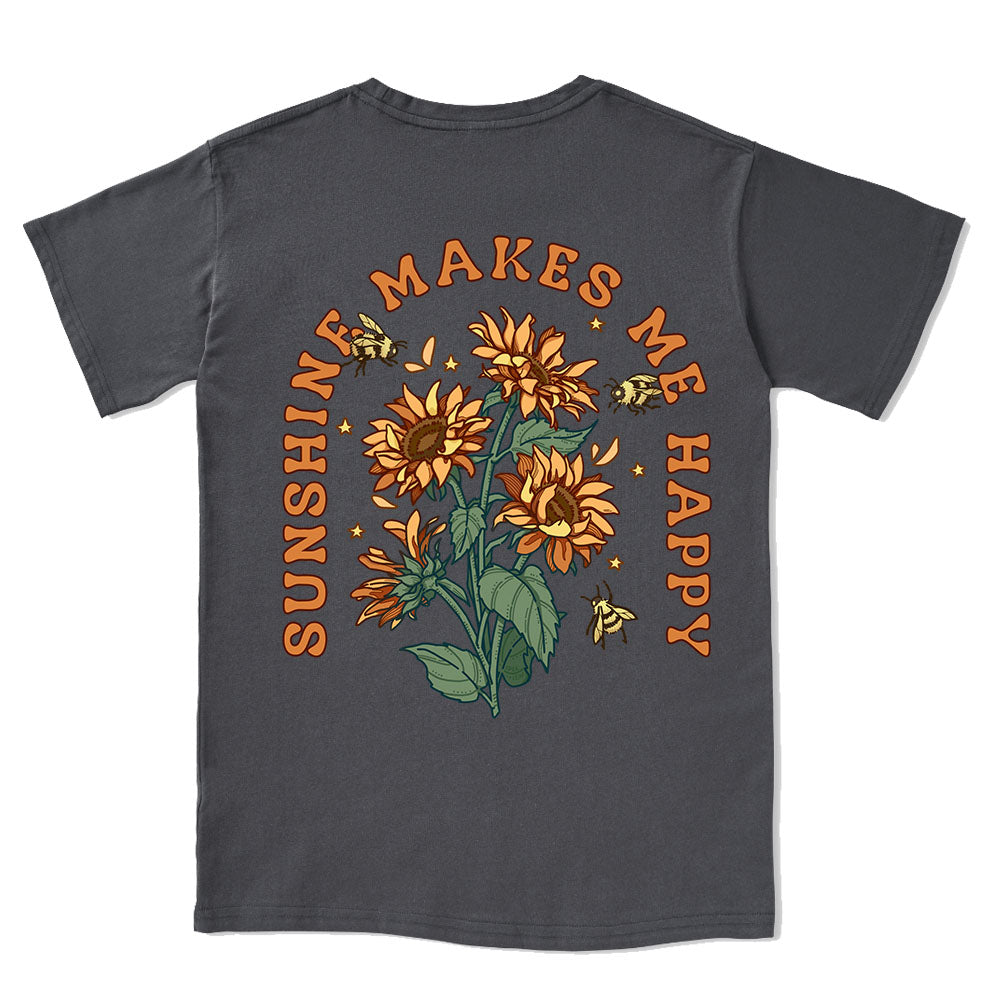 Freeleaf Sunshine Makes Me Happy Tee