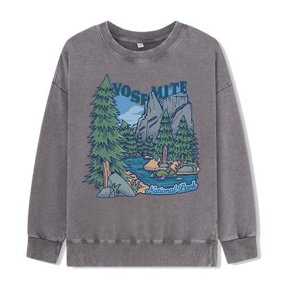 Yosemite National Park Washed Sweatshirt