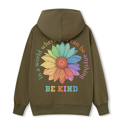 Freeleaf Be Kind Unisex Back-printed Hoodie