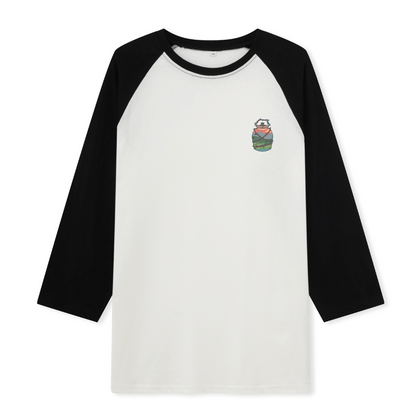 Go And Discover Raglan Long Sleeve Top