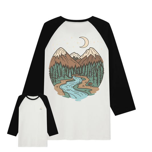 Dreamland Raglan Long Sleeve Tops