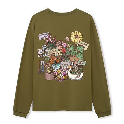 Freeleaf Flourishing Garden Nature Inspired Unisex Long Sleeve