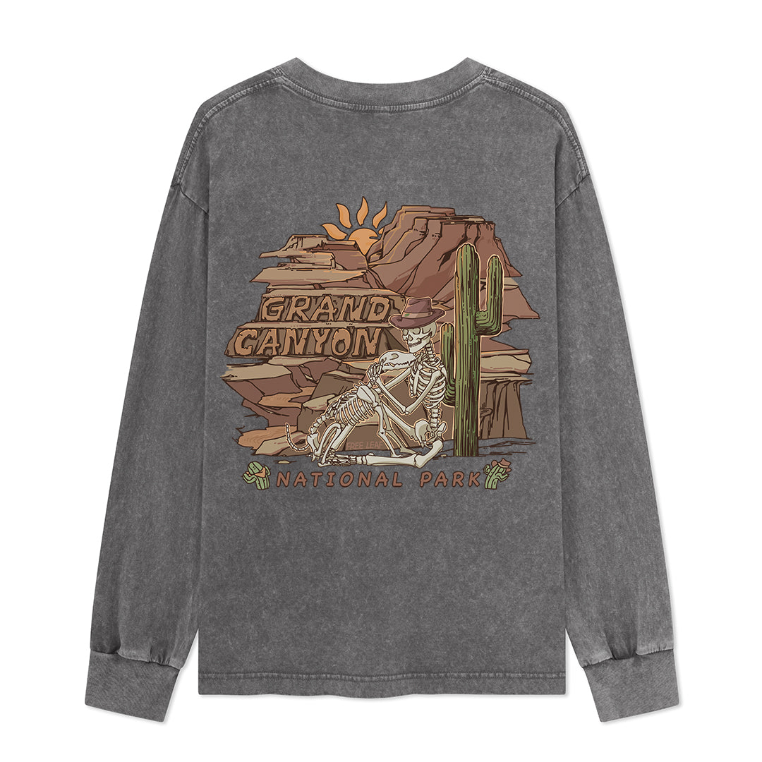 Freeleaf  Grand Canyon National Park Washed Long Sleeve