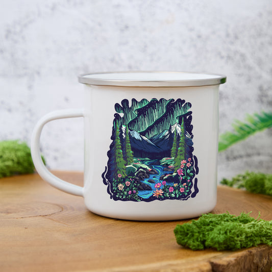 Freeleaf Aurora Enamel Mug