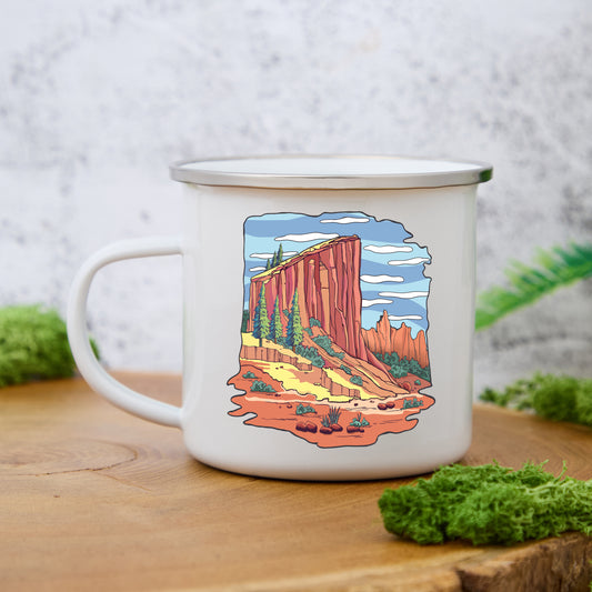 Freeleaf Zion National Park Enamel Mug