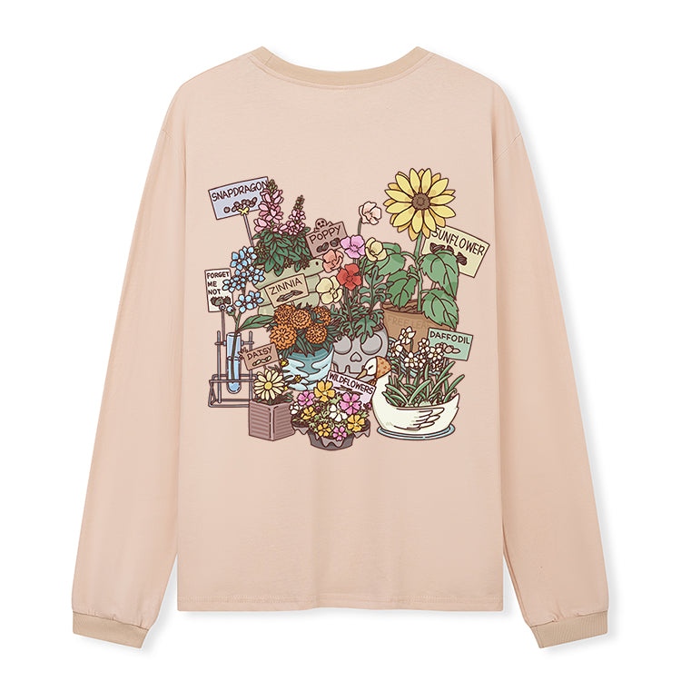 Freeleaf Flourishing Garden Nature Inspired Unisex Long Sleeve