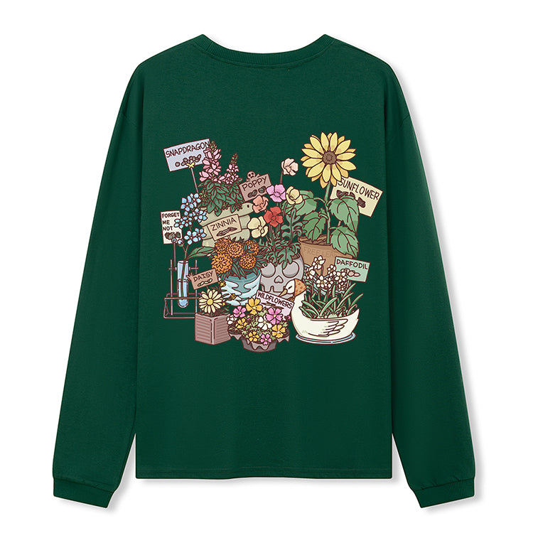 Freeleaf Flourishing Garden Nature Inspired Unisex Long Sleeve