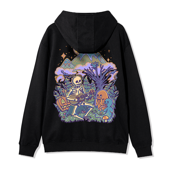 Freeleaf Fairy Tale Halloween Unisex Fleece Full-Zip Hoodie