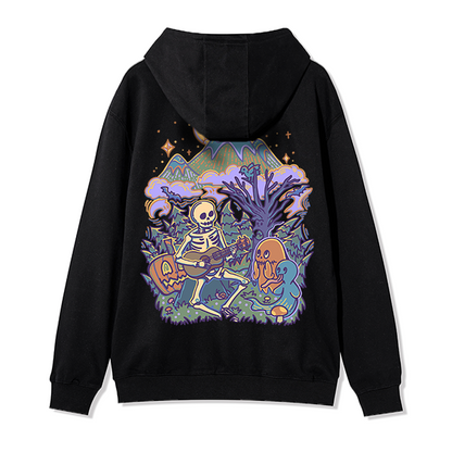 Freeleaf Fairy Tale Halloween Unisex Fleece Full-Zip Hoodie