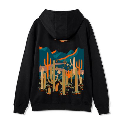 freeleafdesert-miracle-unisex-fleece-full-zip-hoodie