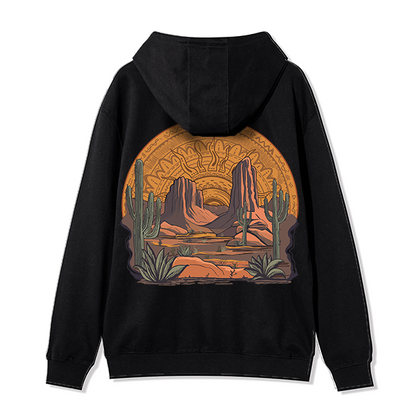 freeleaf-golden-desert-unisex-fleece-full-zip-hoodie