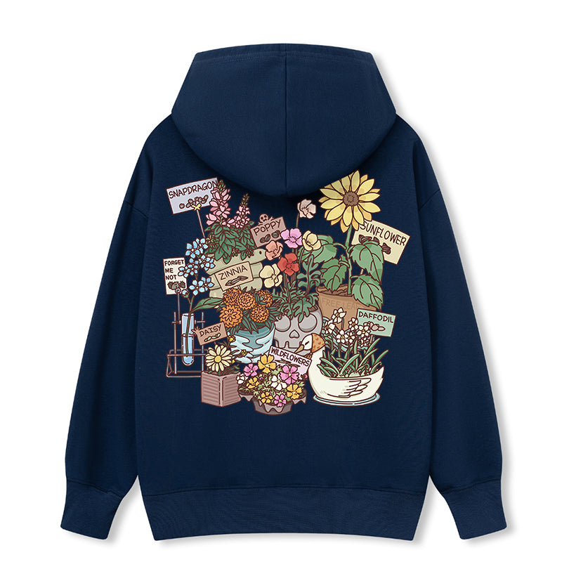 Freeleaf Flourishing Garden Nature Inspired Unisex Hoodie