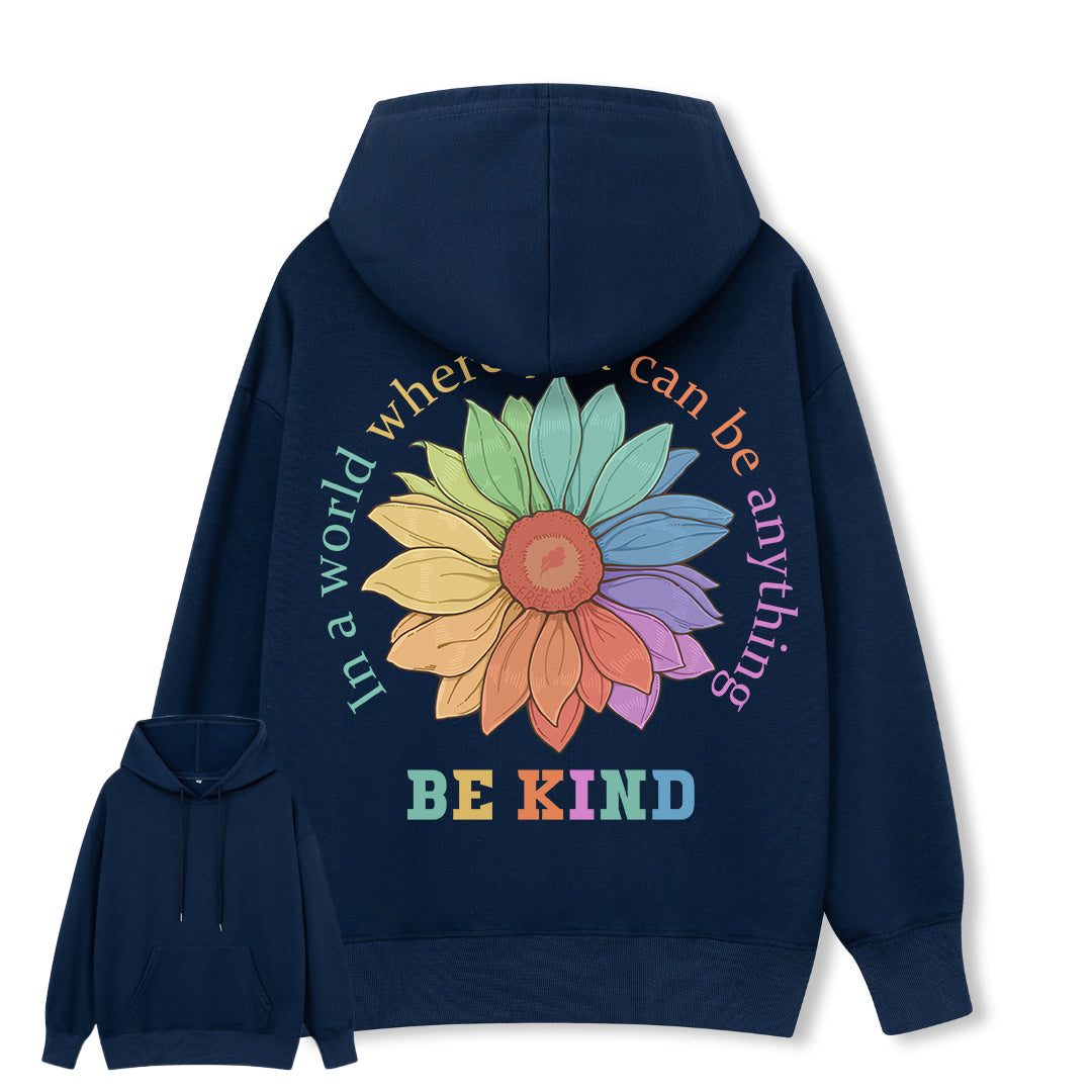 Freeleaf Be Kind Unisex Back-printed Hoodie