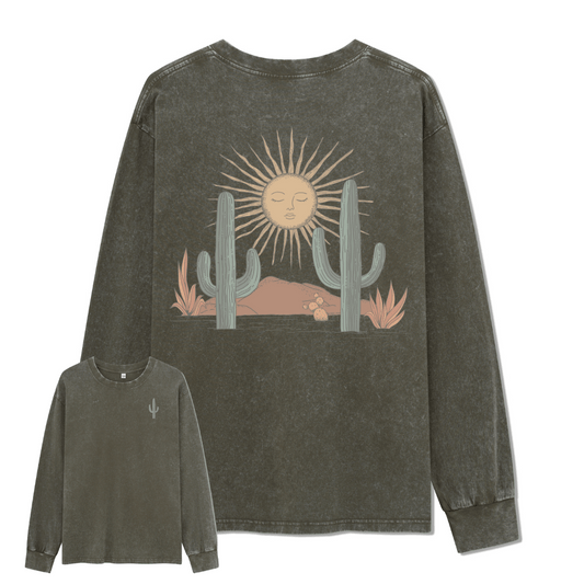 Saguaro National Park Washed Long Sleeve Top