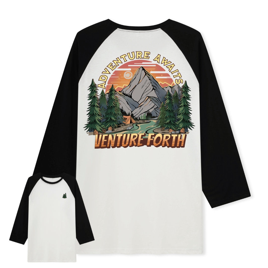 Adventure Awaits Raglan Long Sleeve Top