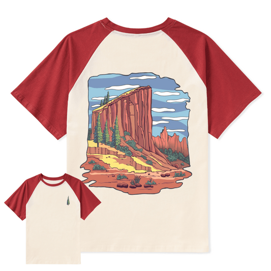 Zion National Park Raglan Short Sleeve Top