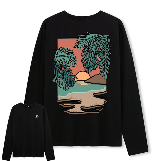 Hawaiian Vacation Long Sleeve Top