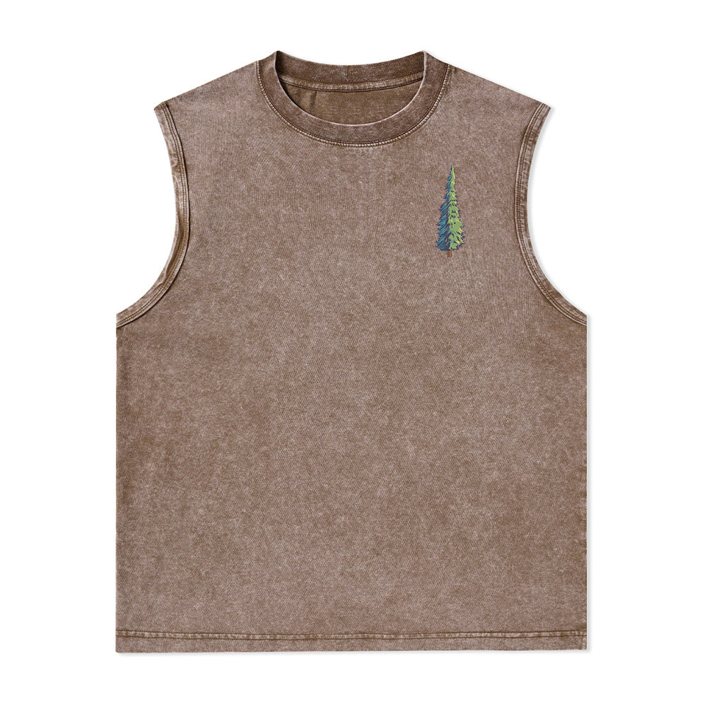 Freeleaf Zion National Park Unisex Nature Inspired Washed Tank Tops